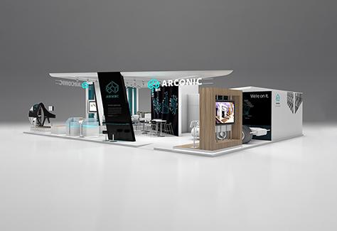 智造未来 Arconic科技展展台设计搭建与广西科技的融合创新
